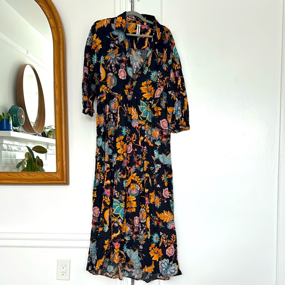 Patterned Anthropologie Dress